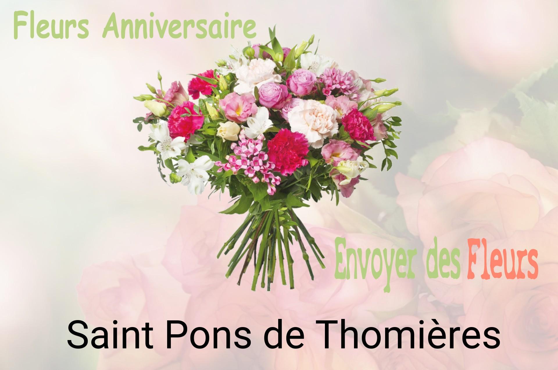 Bouquet de fleurs d’anniversaire livré à Saint-Pons-de-Thomières