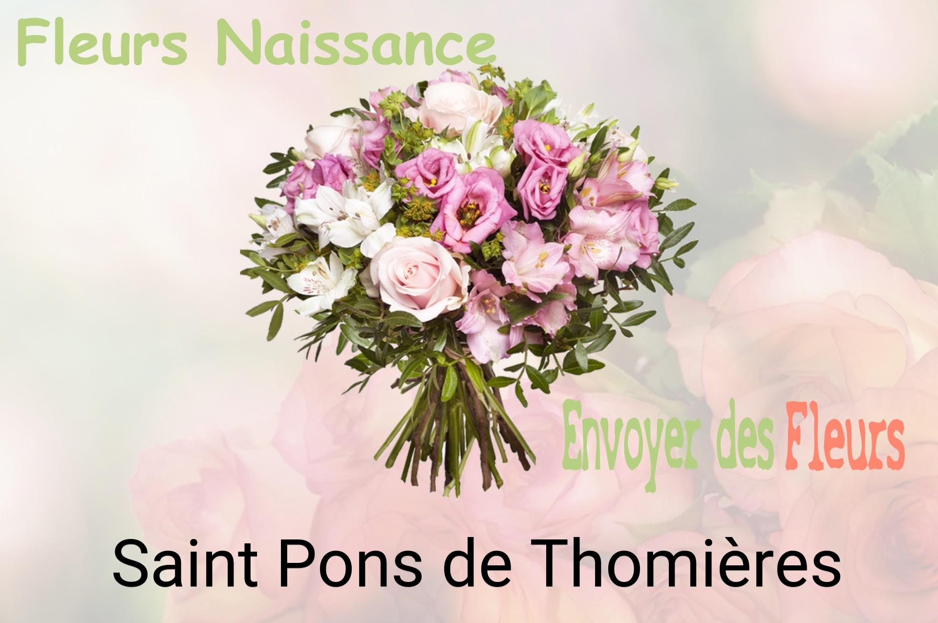 Bouquet de fleurs de naissance livré à Saint-Pons-de-Thomières